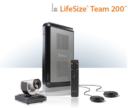LifeSize Team 200 內(nèi)置4點(diǎn)MCU高清視頻會議終端